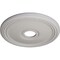 Ekena Millwork Diane Ceiling Medallion (Fits Canopies up to 5 3/8"), 18"OD x 3 5/8"ID x 1 1/8"P, Ultra Pure White CM18DIUWF - alternate 3